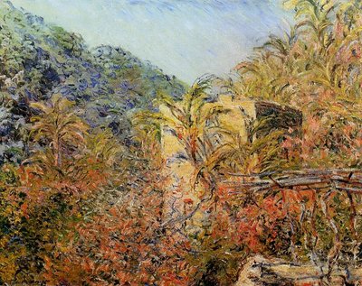 Valley of Sasso. Sun Effect by Claude Monet